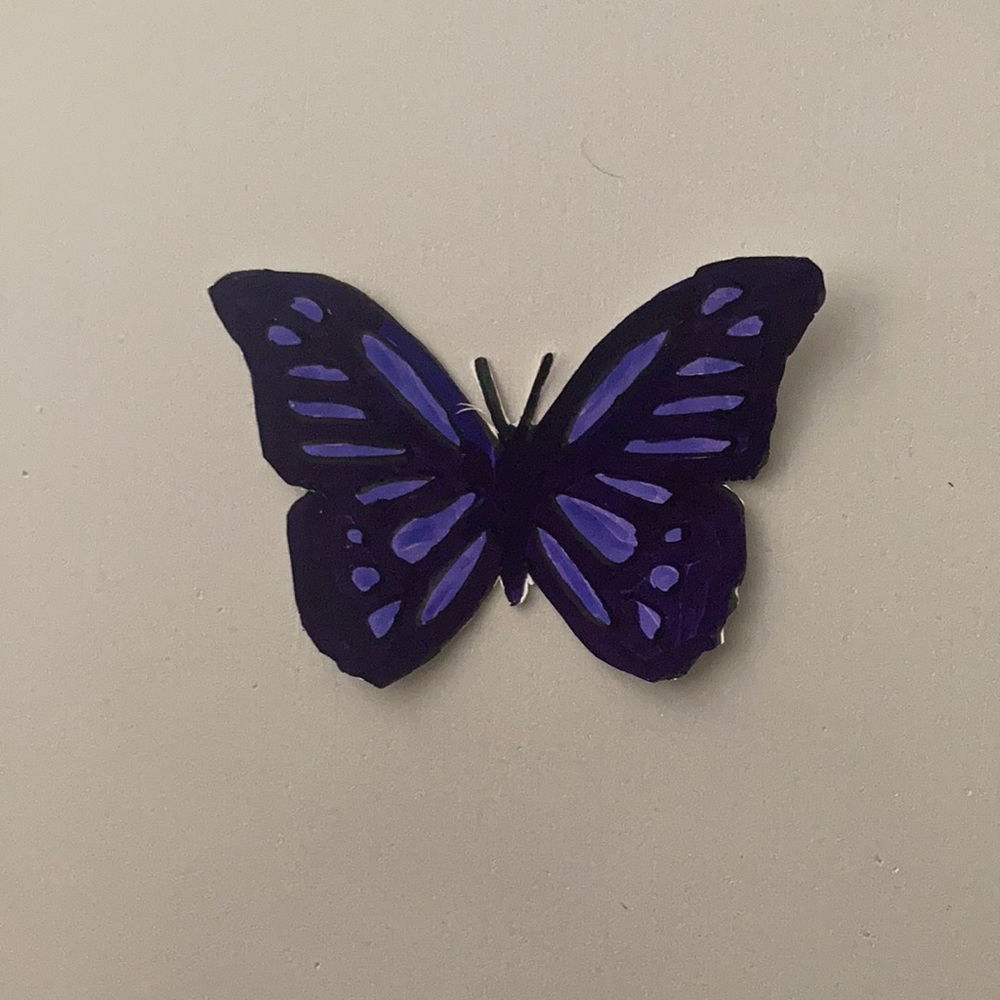 butterfly sticker